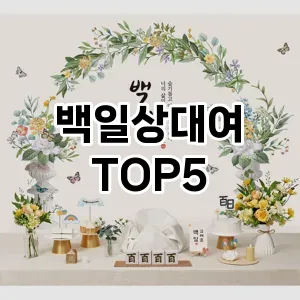 백일상대여 인기 TOP5 지금 확인하세요